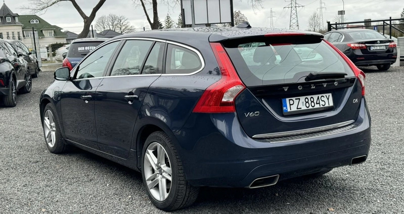 Volvo V60 cena 72900 przebieg: 191500, rok produkcji 2015 z Koszalin małe 407